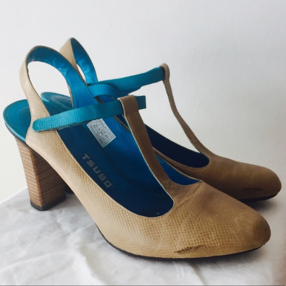 Fun Funky Tsubo T Strap Heels - Picture 4 of 8